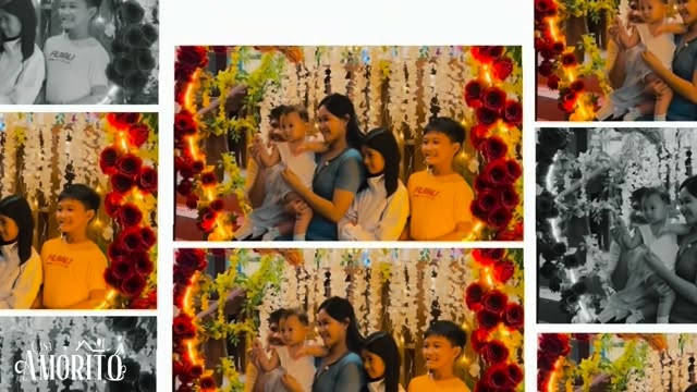 Family celebration event inside Casa Amorito